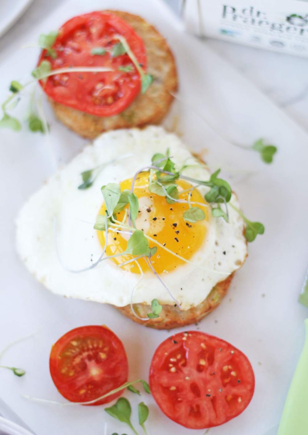 Broccoli Cake + Heirloom Tomato Breakfast Bites | Vegukate